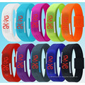 Fashion Sport LED Watches Candy Color Silicone Rubber Touch Screen Digital Watches, Waterproof Bracelet